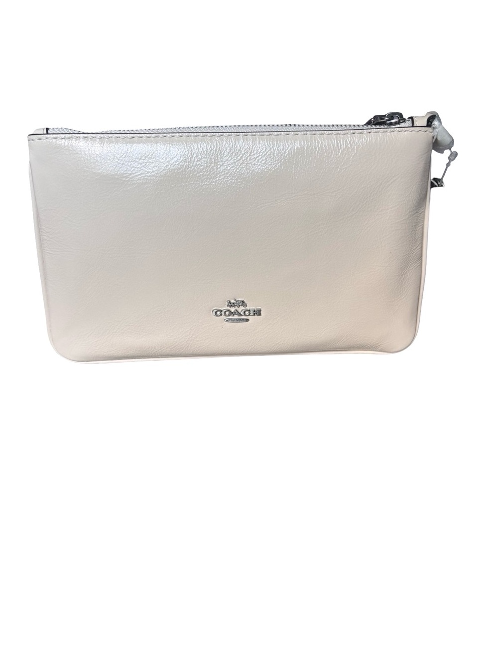 ✨NWT✨Coach Ashton Wristlet in Chalk White with Silver Hardware - Picture 2 of 9